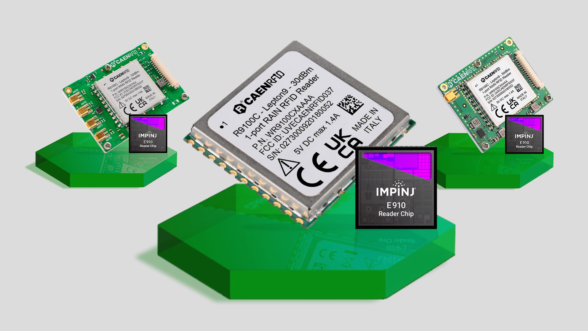 Caen lepton 9 embedded uhf rfid
